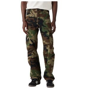 Levi’s XX Cargo Straight Leg Pants Camo Mens 38x30 Utility Streetwear
